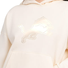 Detroit Lions Starter Women's Pastels Relaxed Travel Hoodie - Cream cheap