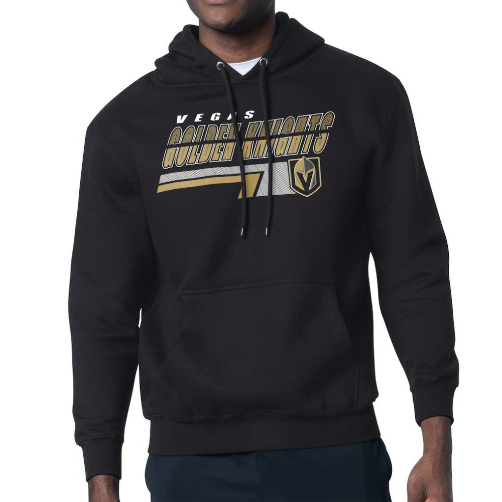Vegas Golden Knights Starter Logo Push Fleece Hoodie - Black Hoodies