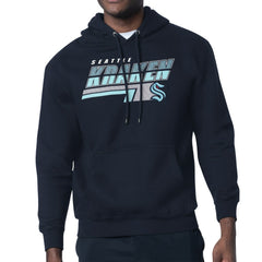 Seattle Kraken Starter Logo Push Fleece Hoodie - Deep Sea Blue Hoodies