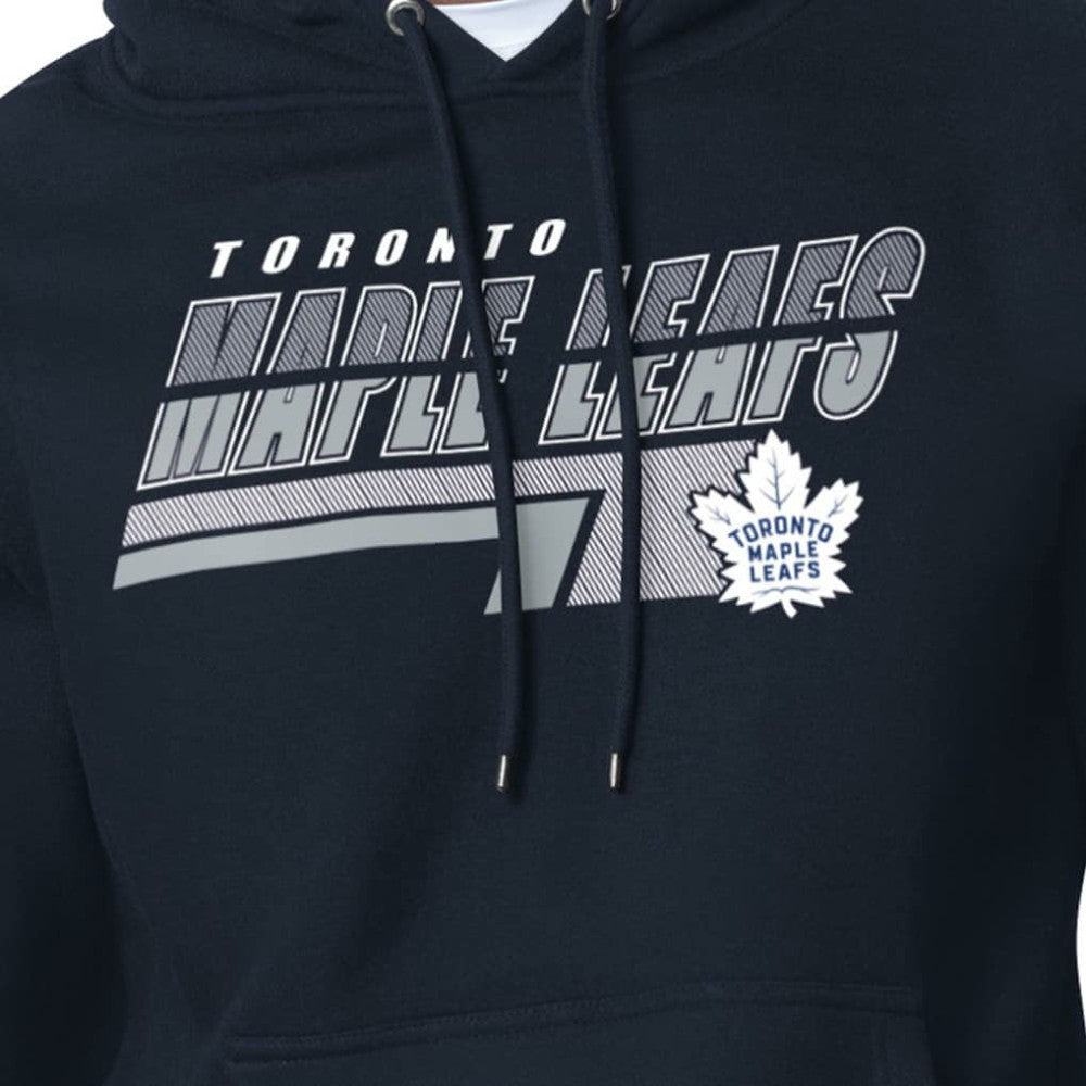 Toronto Maple Leafs Starter Logo Push Fleece Hoodie - Blue Hoodies