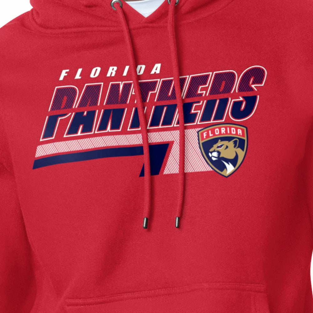 Florida Panthers Starter Logo Push Fleece Hoodie - Red Hoodies