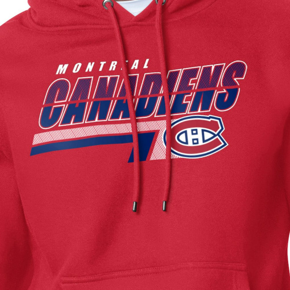 Montreal Canadiens Starter Logo Push Fleece Hoodie - Red Hoodies