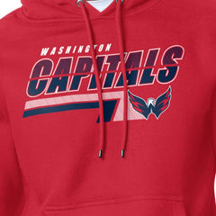 Washington Capitals Starter Logo Push Fleece Hoodie - Red Hoodies