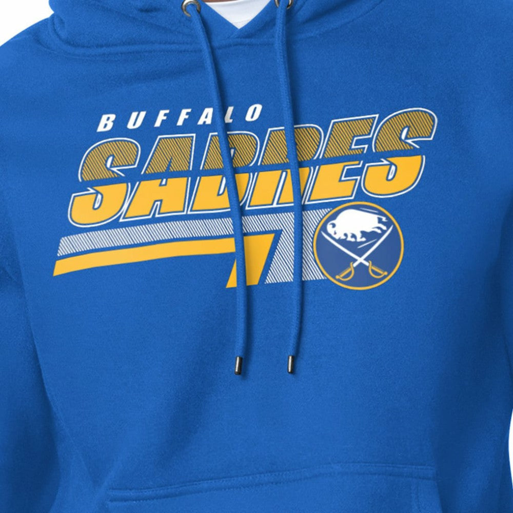 Buffalo Sabres Starter Logo Push Fleece Hoodie - Royal Hoodies