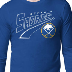 Buffalo Sabres Starter Modern Tailsweep Long Sleeve T-Shirt - Royal T-shirts