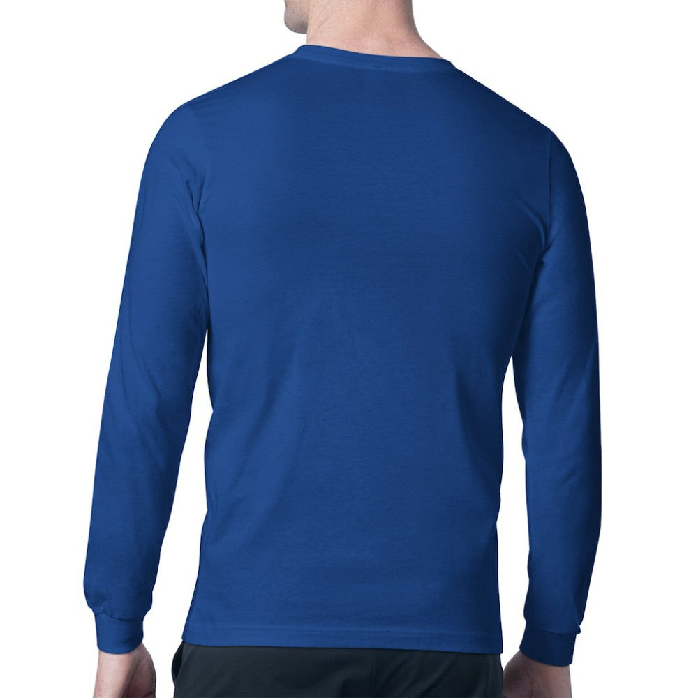 Edmonton Oilers Starter Modern Tailsweep Long Sleeve T-Shirt - Royal T-shirts