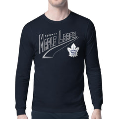 Toronto Maple Leafs Starter Modern Tailsweep Long Sleeve T-Shirt - Blue T-shirts