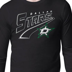 Dallas Stars Starter Modern Tailsweep Long Sleeve T-Shirt - Black T-shirts