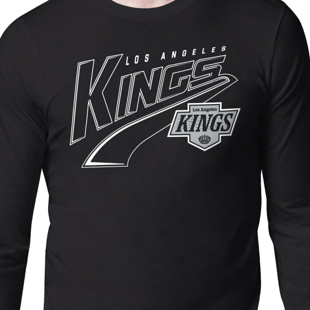 Los Angeles Kings Starter Modern Tailsweep Long Sleeve T-Shirt - Black T-shirts