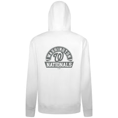 Washington Nationals Levelwear Podium Banner Arch Full-Zip Hoodie White