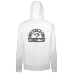 Toronto Blue Jays Levelwear Podium Banner Arch Full-Zip Hoodie White
