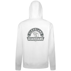 Cleveland Guardians Levelwear Podium Banner Arch Full-Zip Hoodie White