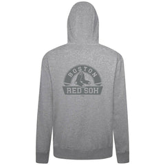 Boston Red Sox Levelwear Podium Banner Arch Full-Zip Hoodie Heather Gray