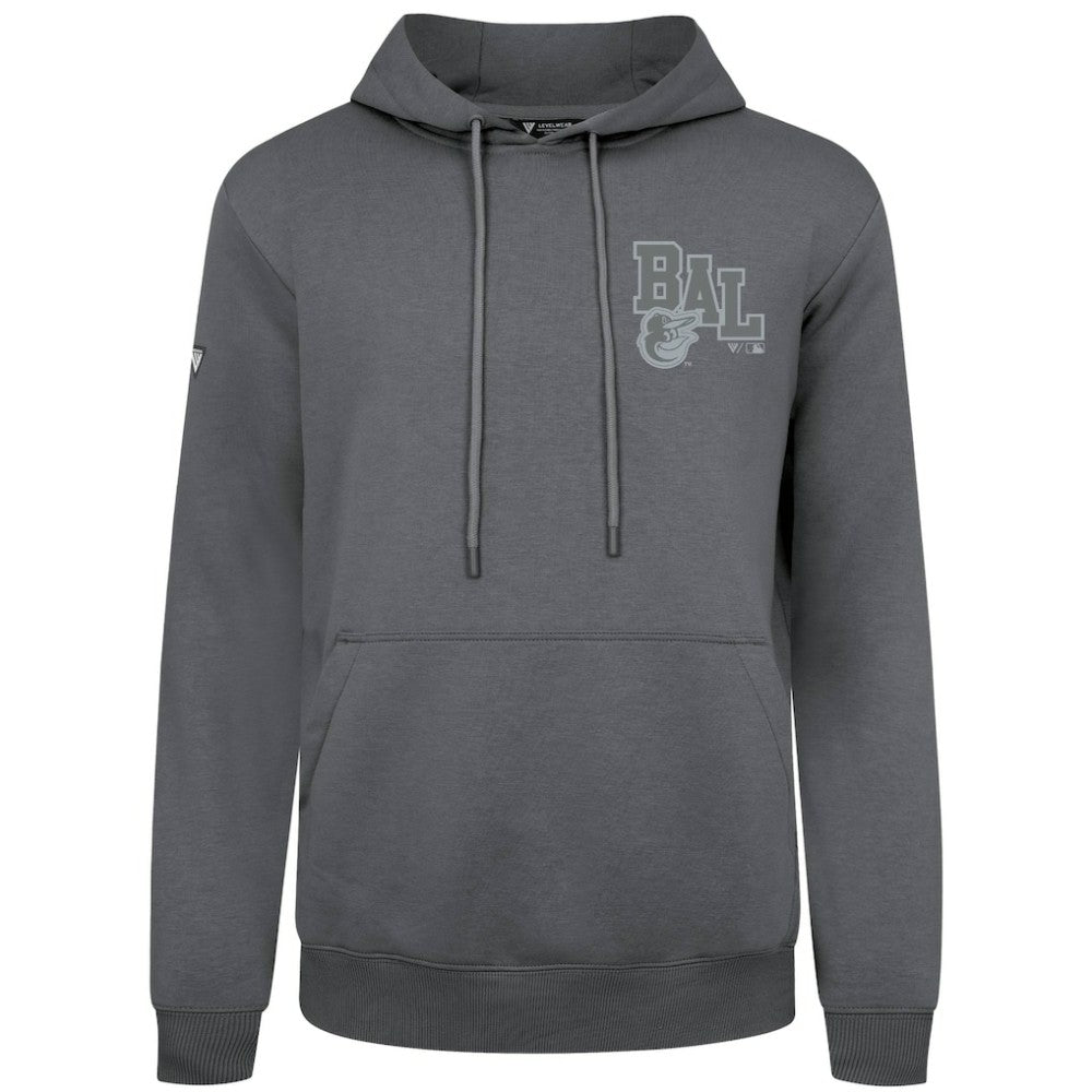 Baltimore Orioles Levelwear Podium Valiant Hoodie Gray