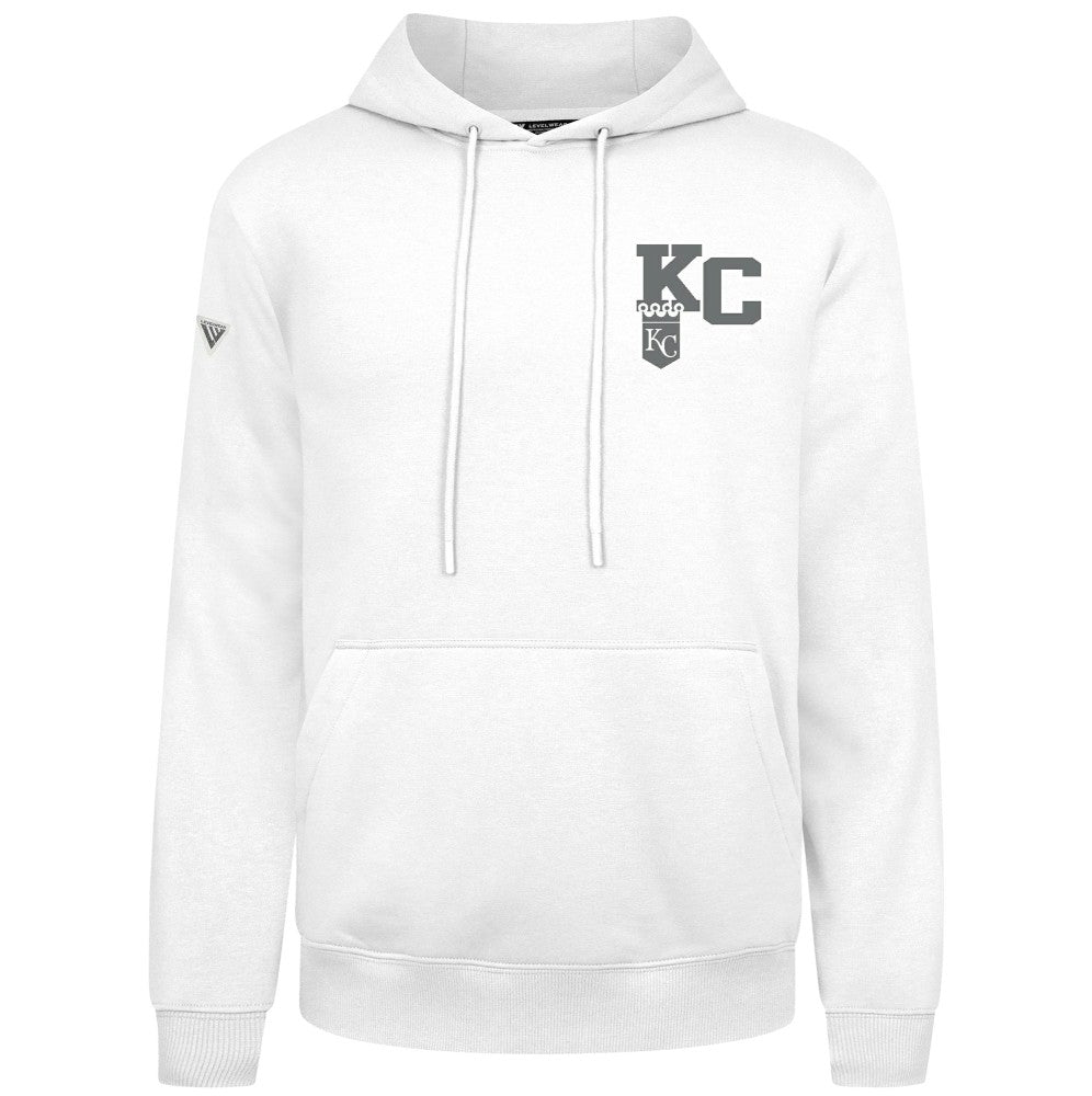 Kansas City Royals Levelwear Podium Valiant Hoodie White