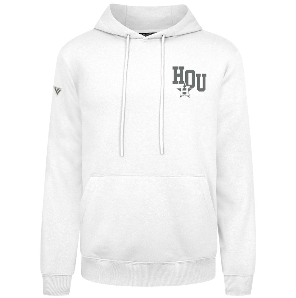 Houston Astros Levelwear Podium Valiant Hoodie White