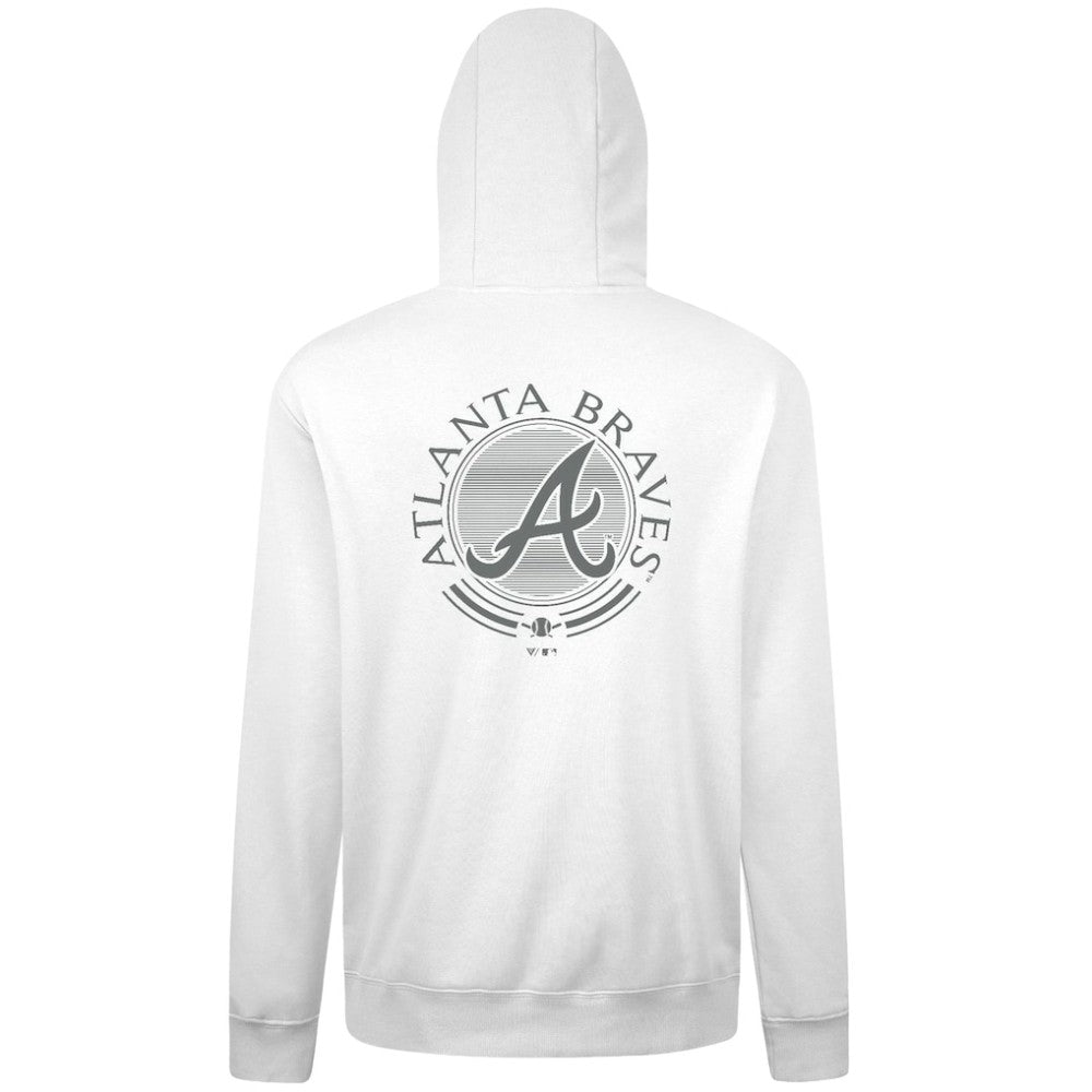 Atlanta Braves Levelwear Podium Valiant Hoodie White