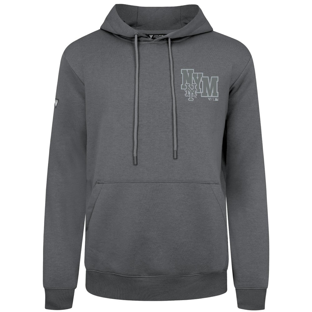 New York Mets Levelwear Podium Valiant Hoodie Gray