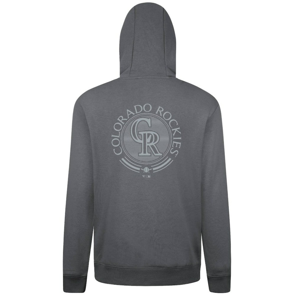 Colorado Rockies Levelwear Podium Valiant Hoodie Gray