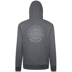Colorado Rockies Levelwear Podium Valiant Hoodie Gray