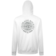 Colorado Rockies Levelwear Podium Valiant Hoodie White