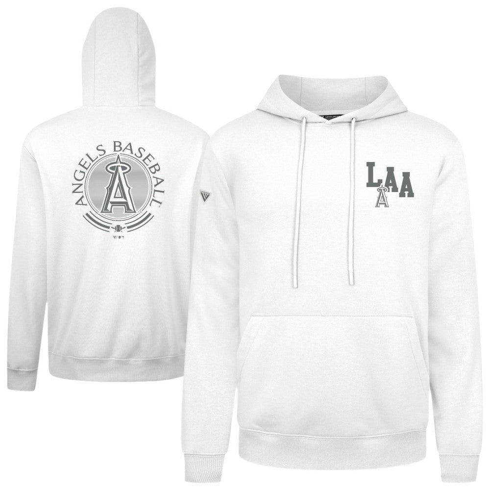 Los Angeles Angels Levelwear Podium Grain Hoodie White