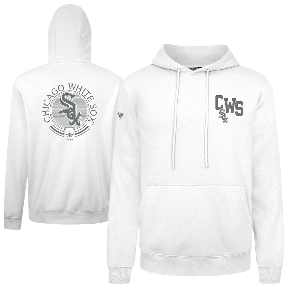Chicago White Sox Levelwear Podium Grain Hoodie White