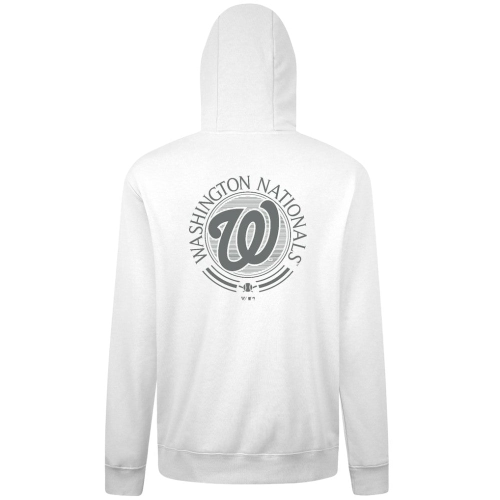 Washington Nationals Levelwear Podium Grain Hoodie White