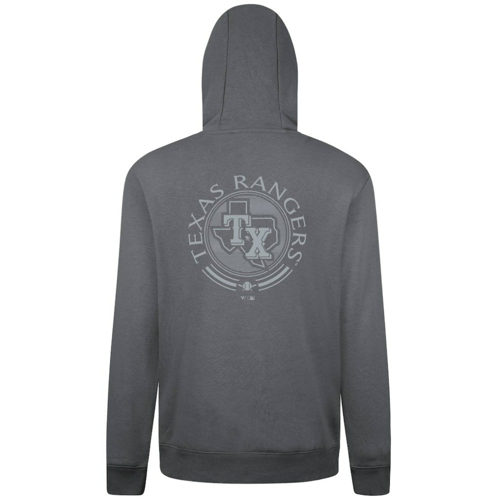 Texas Rangers Levelwear Podium Grain Hoodie Gray