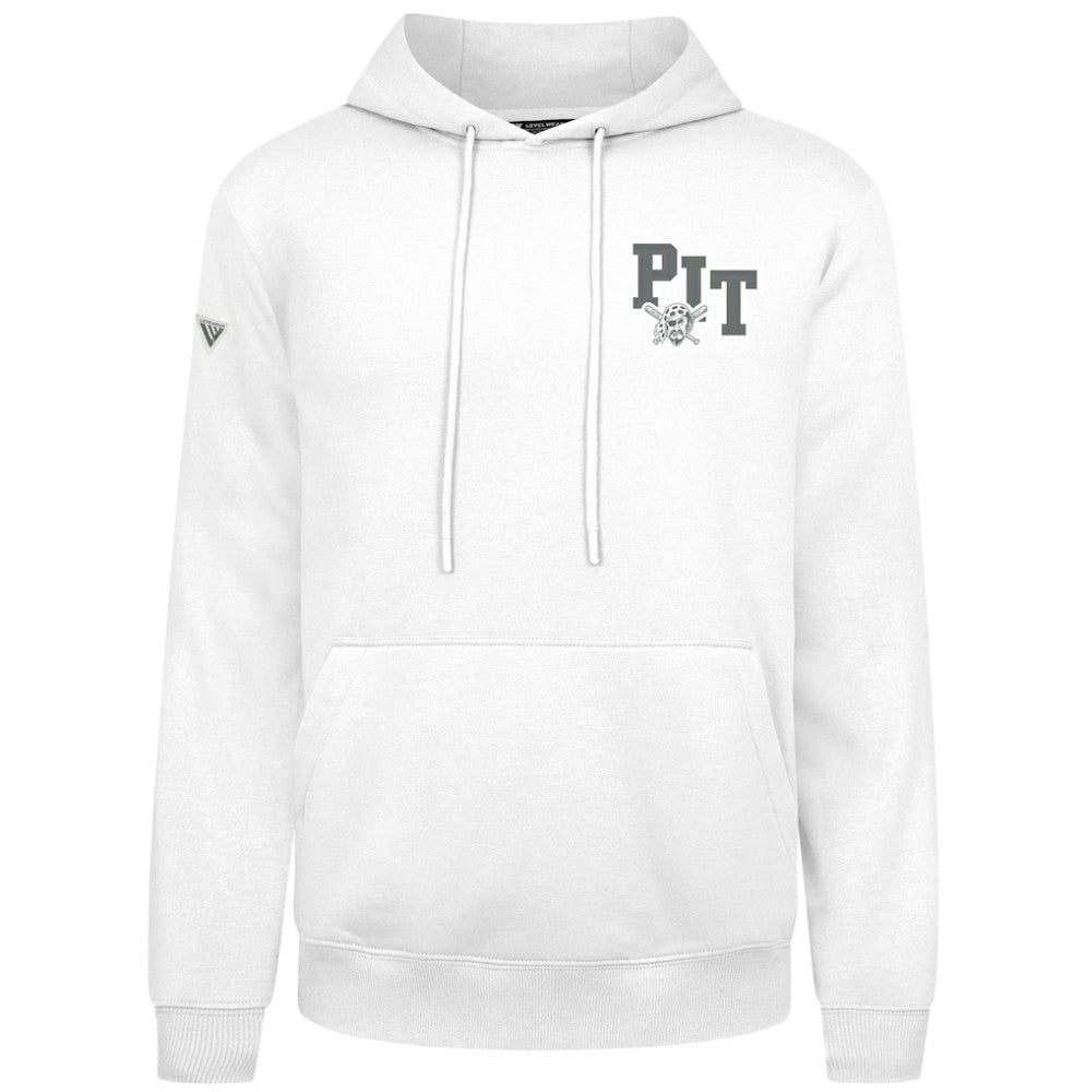 Pittsburgh Pirates Levelwear Podium Grain Hoodie White