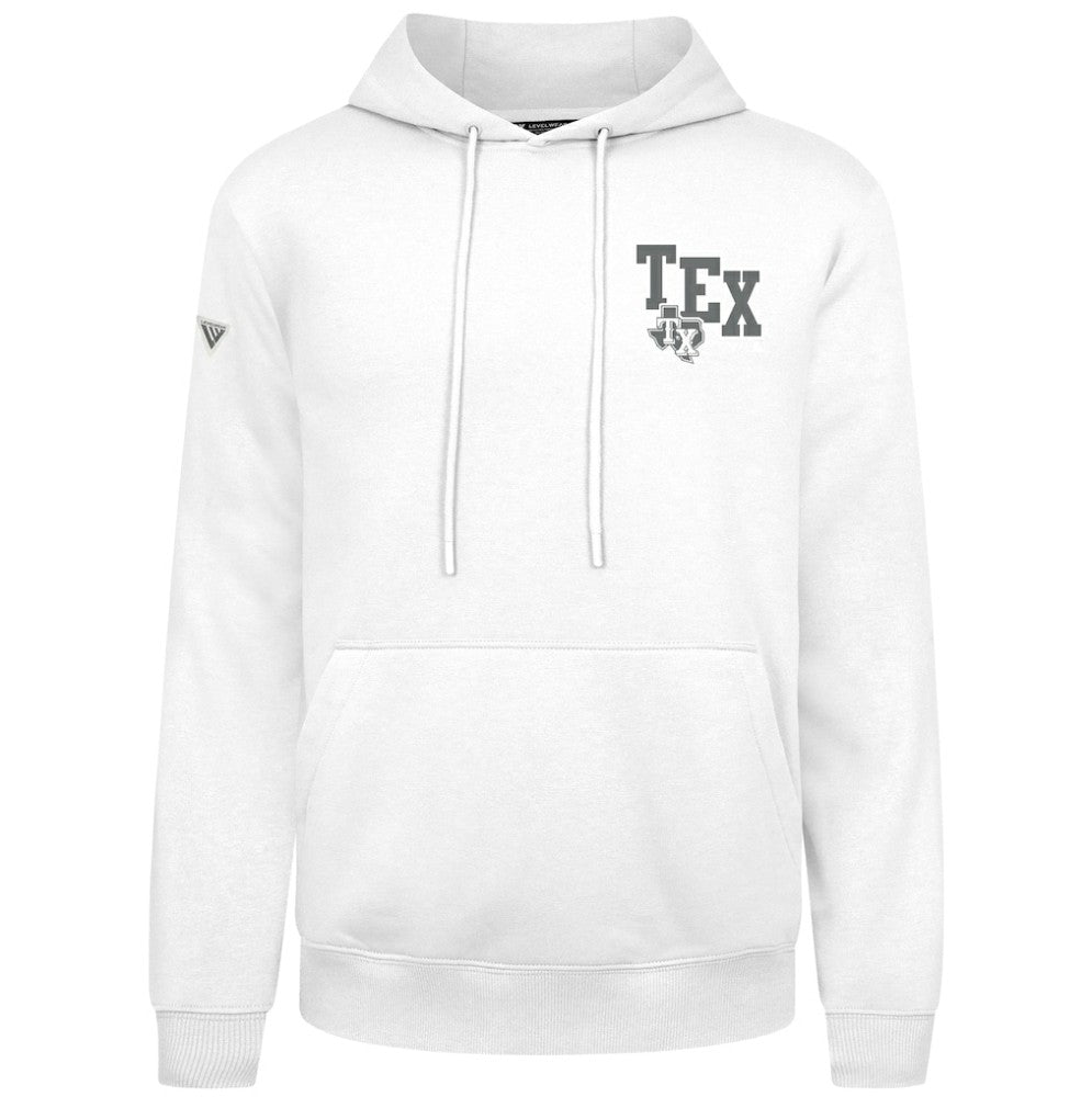 Texas Rangers Levelwear Podium Grain Hoodie White