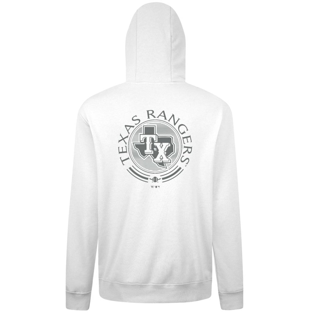 Texas Rangers Levelwear Podium Grain Hoodie White