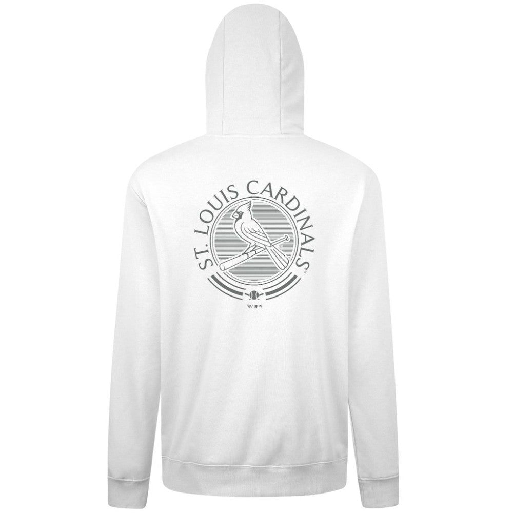 St. Louis Cardinals Levelwear Podium Grain Hoodie White