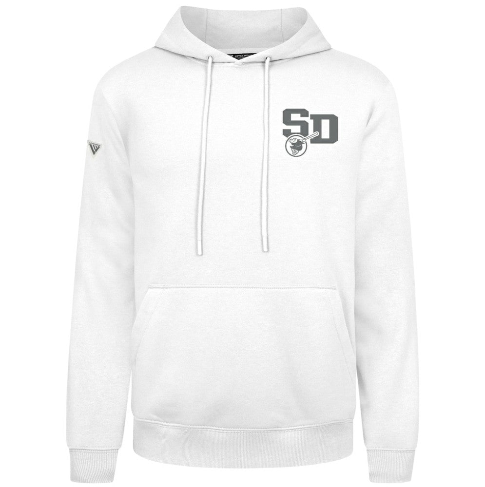 San Diego Padres Levelwear Podium Grain Hoodie White