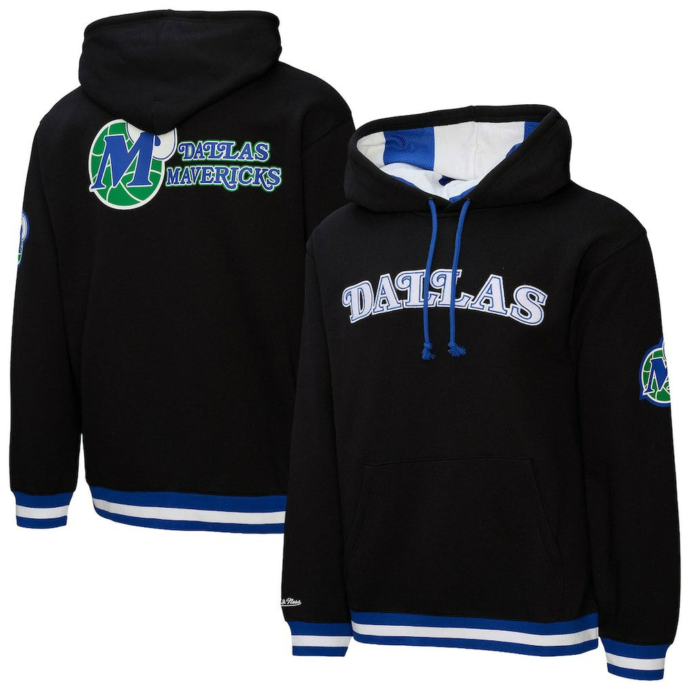 Dallas Mavericks Hardwood Classics Nights Playmaker Fleece Hoodie sale - Black discount