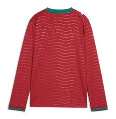 Portugal National Team Youth 2026 Home Replica Long Sleeve Jersey - Red for sale