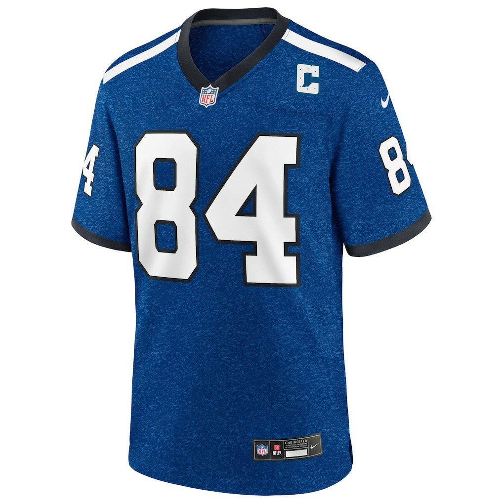 Tyler Warren Indianapolis Colts Alternate 2 Indiana Nights Game Jersey - Heather Royal discount