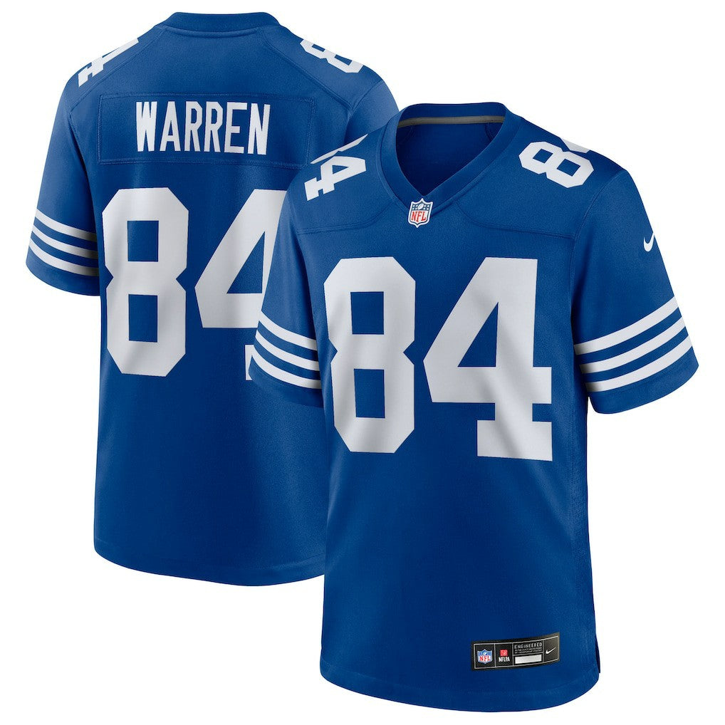 Tyler Warren Indianapolis Colts Alternate Game Jersey - Royal sale
