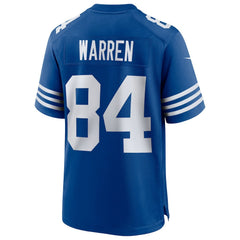 Tyler Warren Indianapolis Colts Alternate Game Jersey - Royal sale