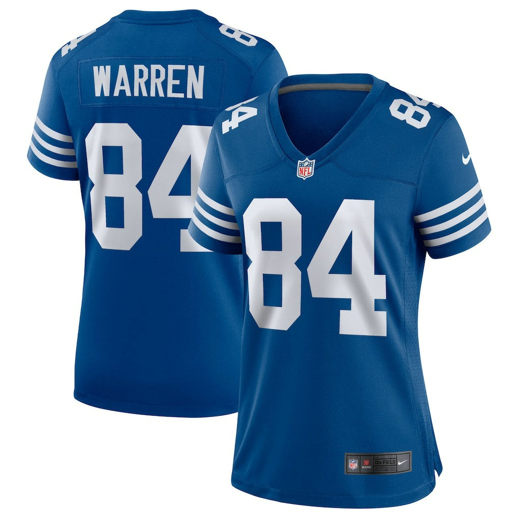 Tyler Warren Indianapolis Colts Women's Alternate Game Jersey - Royal cheap