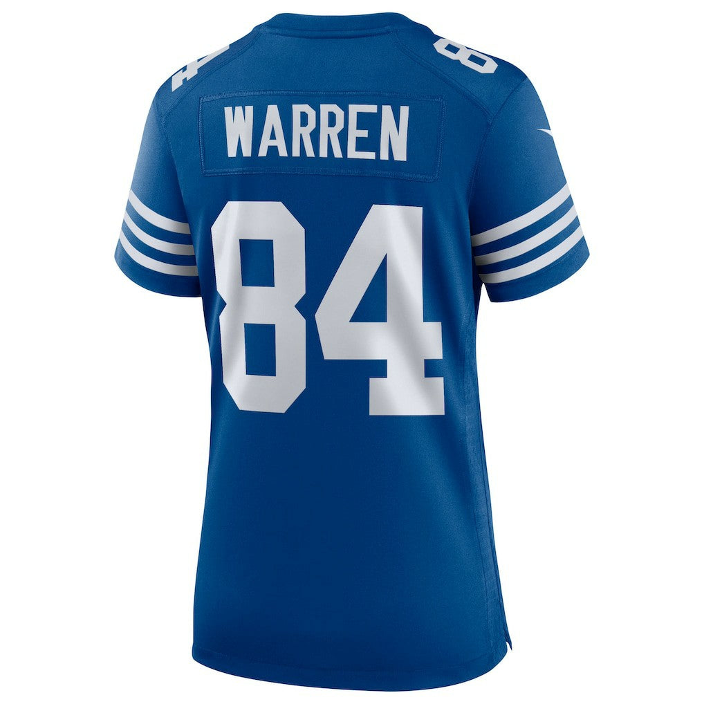 Tyler Warren Indianapolis Colts Women's Alternate Game Jersey - Royal cheap