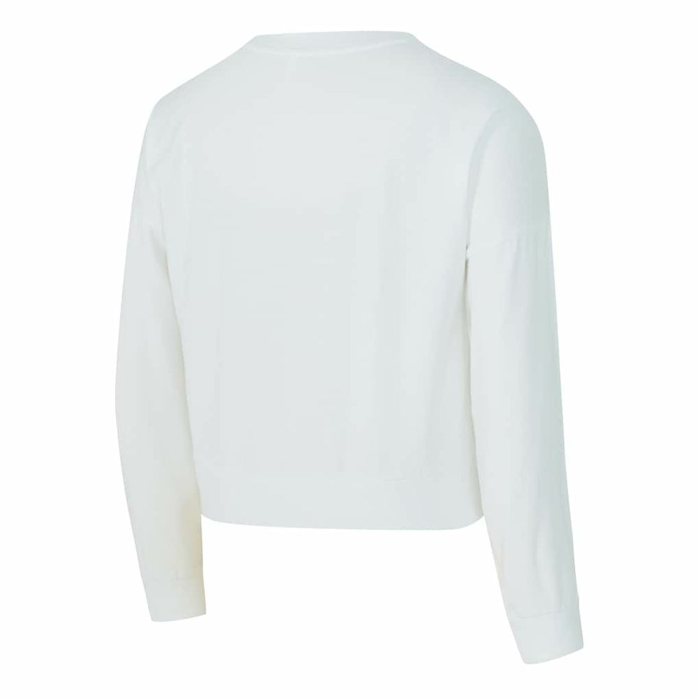 Golden State Warriors Concepts Sport Women's Laney Chenille Cropped Long Sleeve T-Shirt sale - White outlet