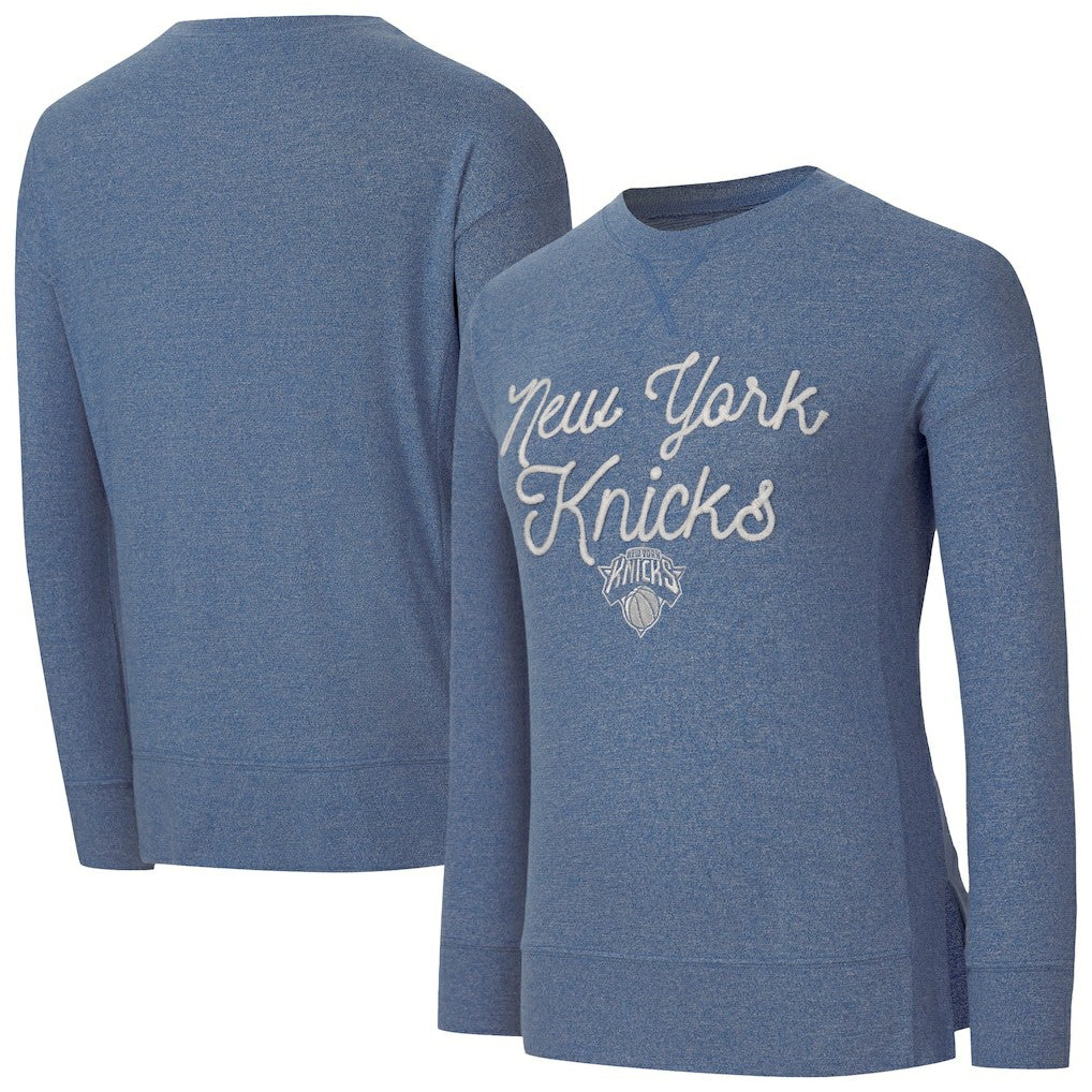 New York Knicks Concepts Sport Women's Rigor Long Sleeve Jersey T-Shirt - Royal outlet