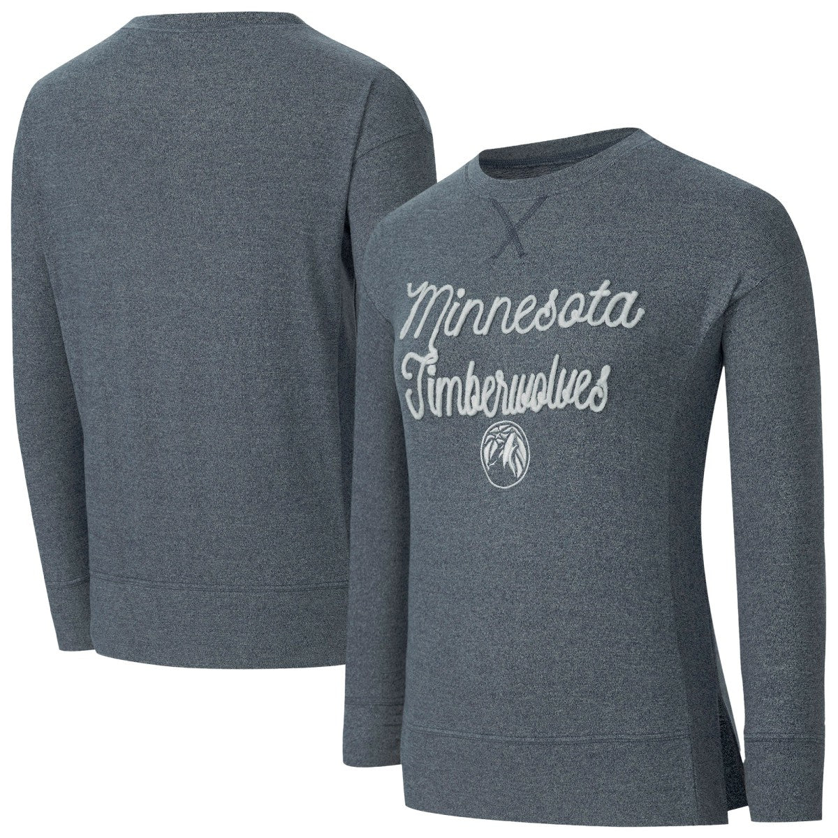 Minnesota Timberwolves Concepts Sport Women's Rigor Long Sleeve Jersey T-Shirt - Navy sale