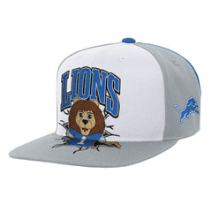 Detroit Lions Youth Team Mascot Snapback Hat - White outlet