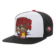 San Francisco 49ers Youth Team Mascot Snapback Hat - White discount