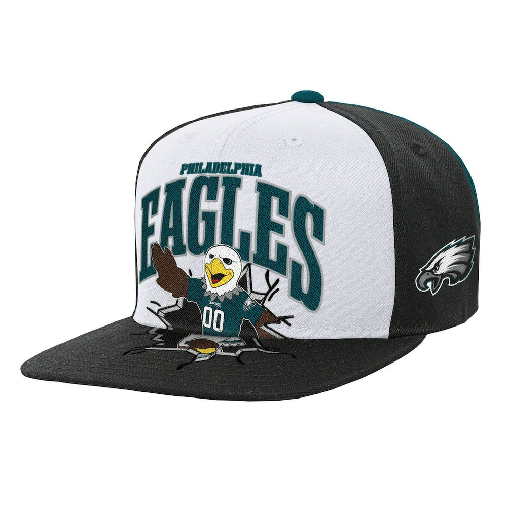 Philadelphia Eagles Youth Team Mascot Snapback Hat - White cheap