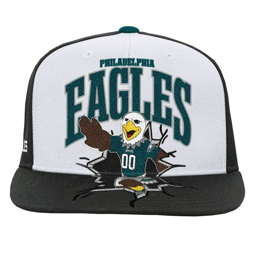 Philadelphia Eagles Youth Team Mascot Snapback Hat - White cheap