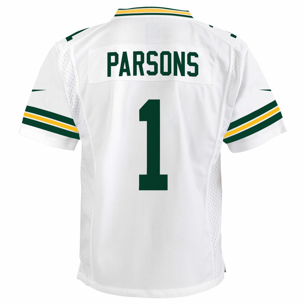 Micah Parsons Green Bay Packers Youth White Game Jersey - White discount
