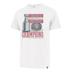 Florida Panthers '47 Back-to-Back Vintage T-Shirt - White T-shirts